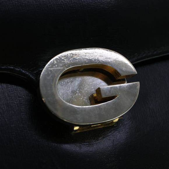 GUCCI Hand Bag Leather Black Auth yk7559B - Picture 8 of 16